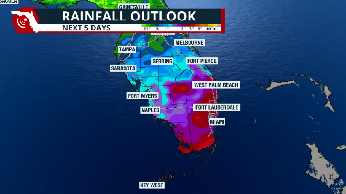 Heavy rainfall, flash flood risk for South Florida this week | WLRN